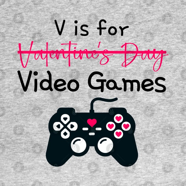 V is for Video Games by KayBee Gift Shop